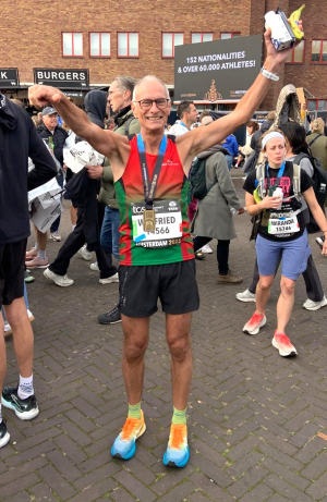 Winfried met de verdiende medaille