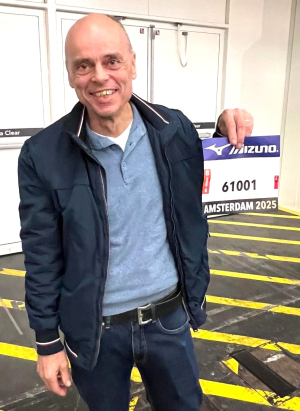 Loper met nummer maar zonder naam