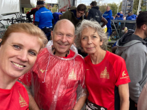 Mickelle, Glenn en Carolien Trock