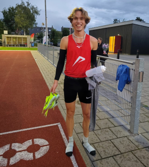 De nieuwe baanrecordhouder op de 1.000 meter Victor Wassenaar