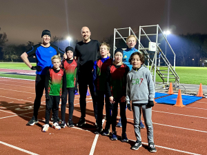 De AVA-deelnemers aan de 1.000 meter