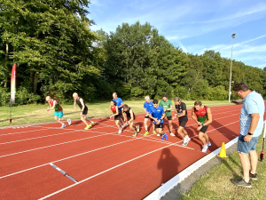 De 1e heat is gestart