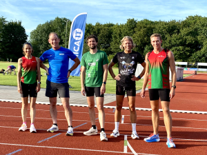 De top 5 van de 5.000 meter