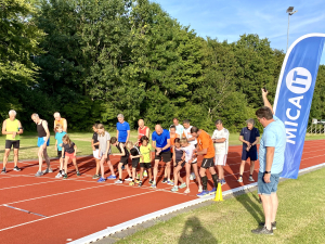 De start van de 2e heat