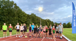 Voor de start van de 2e heat