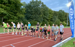 De start van de 2e heat