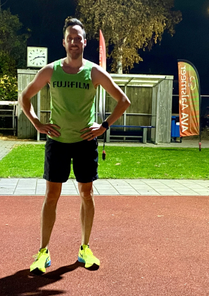 1e op de 3.000 meter Matthijs Horlings