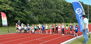 Start 1e serie van de pupillen