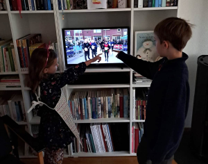 Papa Corn&eacute; van Druningen op t.v.!