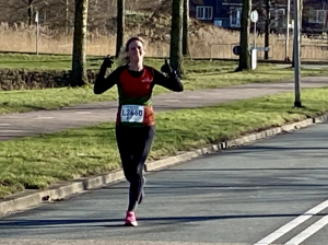 Inge is blij om er bijna te zijn