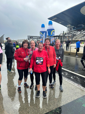 Doorweekt maar tevreden