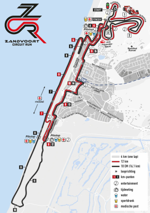 De parcoursen in Zandvoort