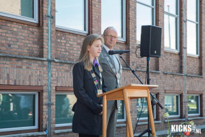 Toespraken door de kinderburgemeester en loco-burgemeester