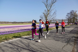 Wiebe Hoekstra onderweg op zijn 10km