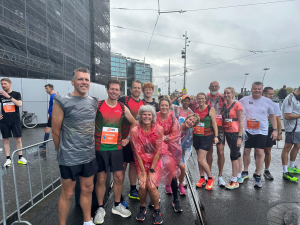 Richting het startvak