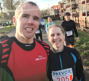 Johan met echtgenote Anja