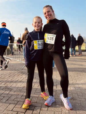 Esther van Rijn met dochter Evi van der Lans