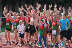 De laatste meters liepen we samen