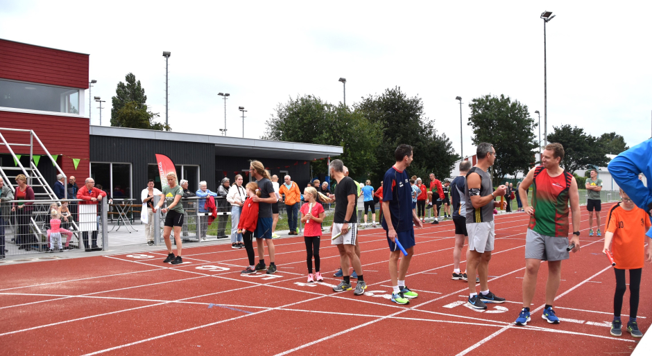 Start van de Zweedse estafette