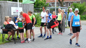 Het was de hele middag druk bij de inschrijftafel