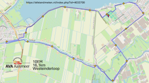 Parcours 10EM Westeinderloop 2025